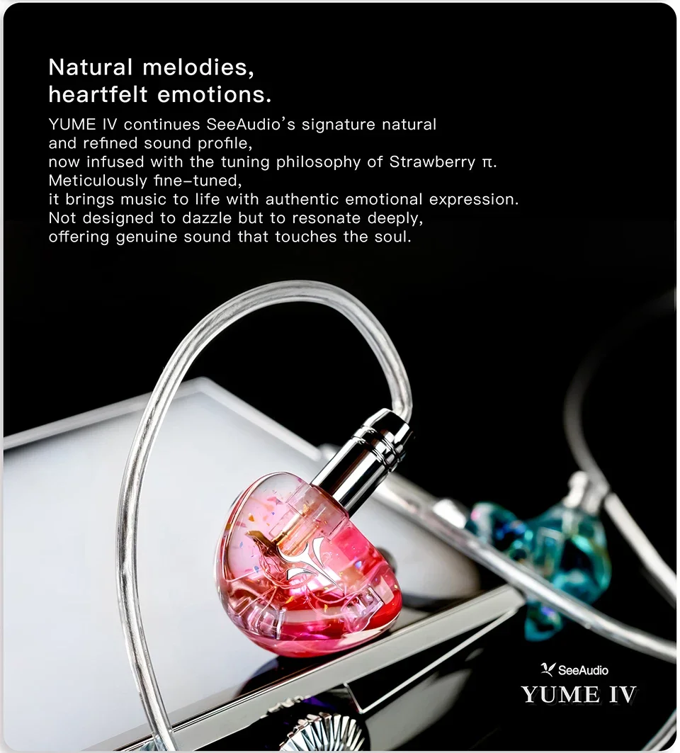 SeeAudio YUME IV HiFi Earphone 2BA Driver Balanced Armature 0.78mm