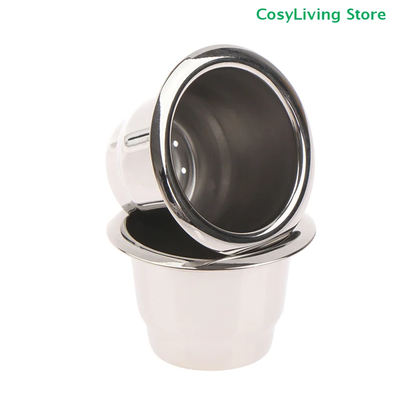 Nespresso Edelstahl-Kaffeefilter, Nachfüllbare Kaffeekapsel, Wiederverwendbare Kaffeemaschinen-Filtertasse für DIY-Kaffee