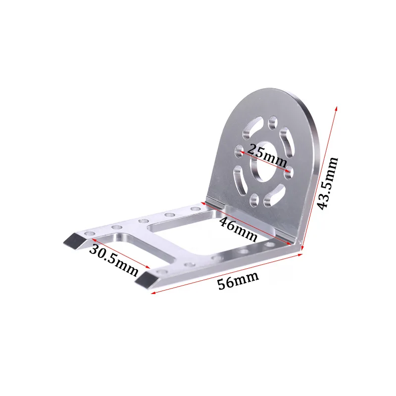 RC Boat Quality Motor Mountings Aluminum Alloy 36/40mm Motor Bracket for RC Boat Brushless Motor Electric Boat 1pc Red/Silver