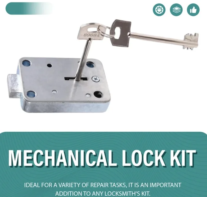 Safe Mechanical Lock Lever Tumbler Lock All-Steel Tool Set Forlocksmith Supplies Repair Tools view 3