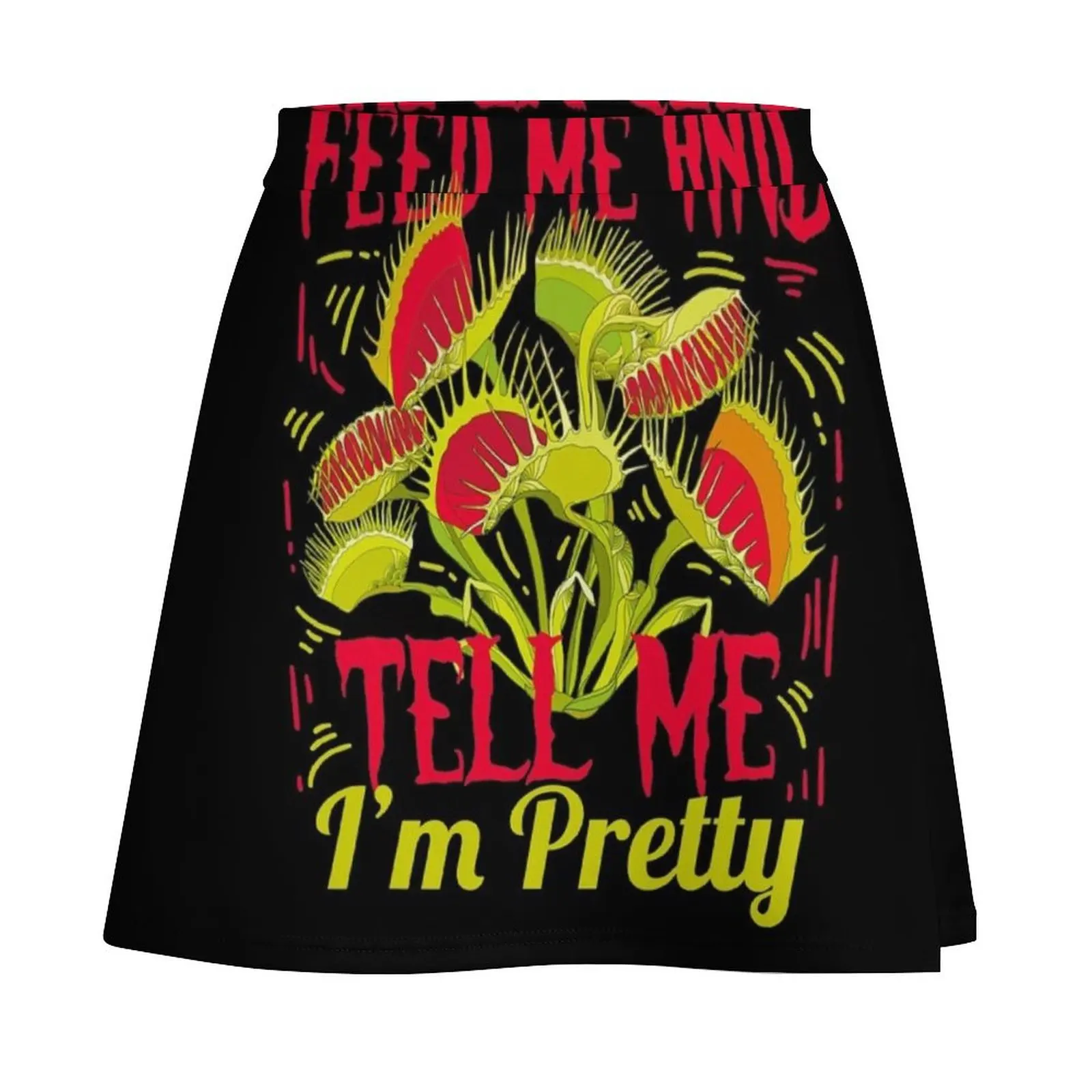 Venus Fly Trap Related Succs Inspired Mini Skirt extreme mini dress modest skirts for women