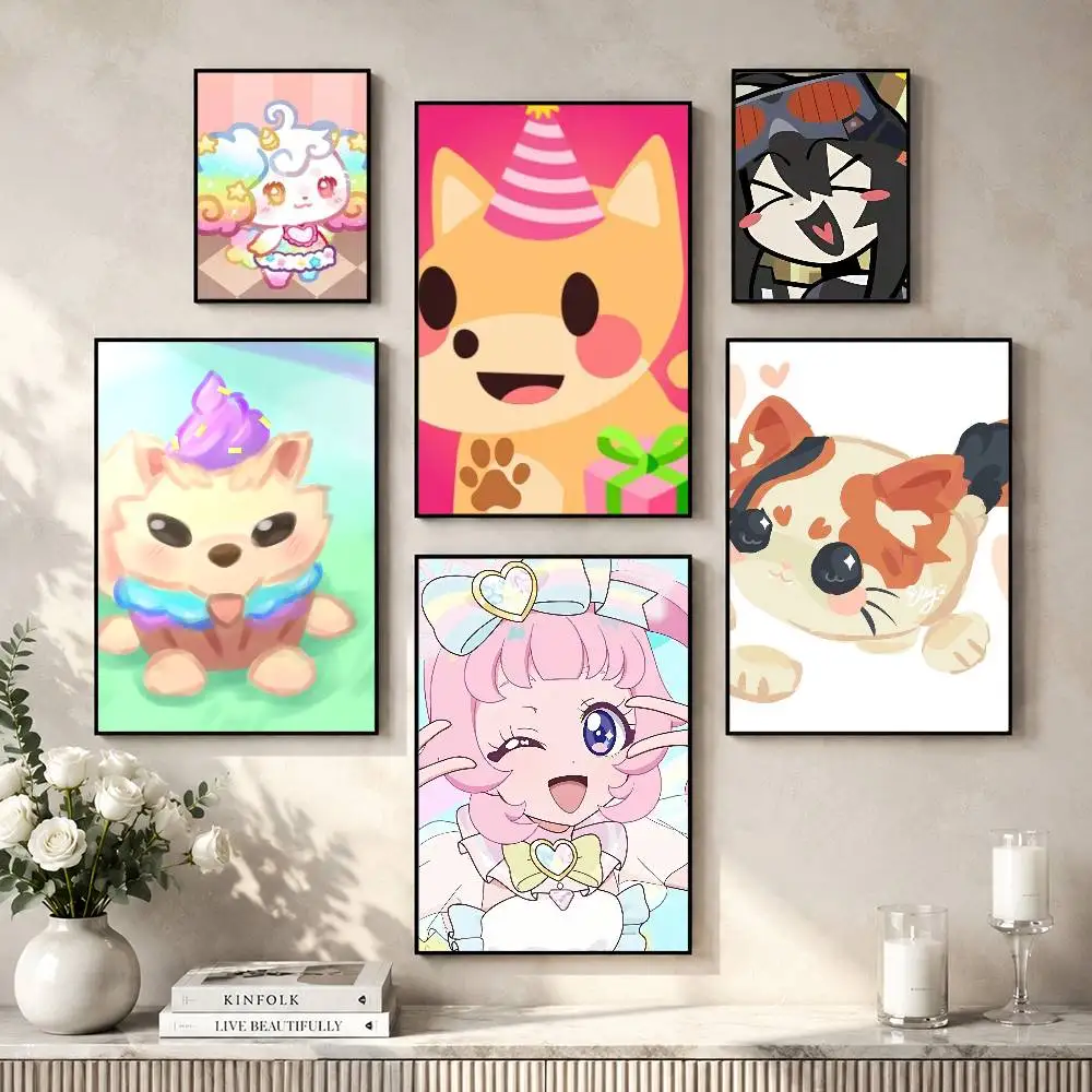 A-Adopts Me Game Poster Versatile HD Waterproof Wall Art Self-Adhesive Decor for Any Space Ideal Gift