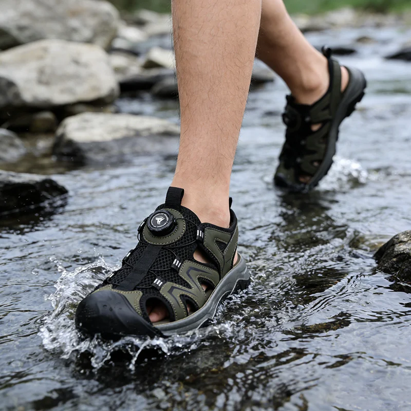 Sommer Outdoor-Sandalen für He – Men'S Shoes Water Resistant Bewertung und Preis