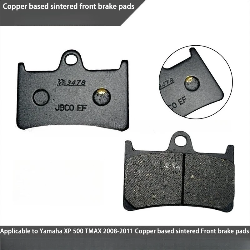

For Yamaha XP 500 TMAX MT-07 700 850 Copper Based Sintered Front Brake Pads