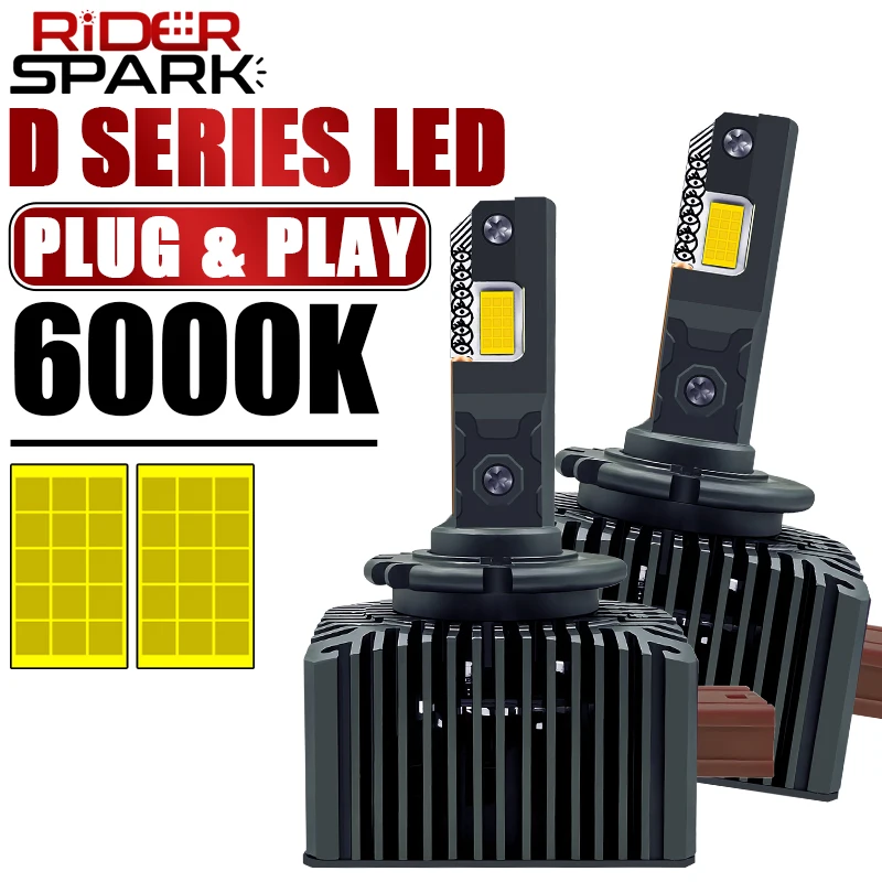 

D3S D Serise D1S Светодиодные фары Canbus 1:1 HID D1S D3S D5S D8S D1R D3R Ксеноновые автомобильные фары Двусторонние 9570 CSP 35 Вт 55 Вт 12 В Plug&Play
