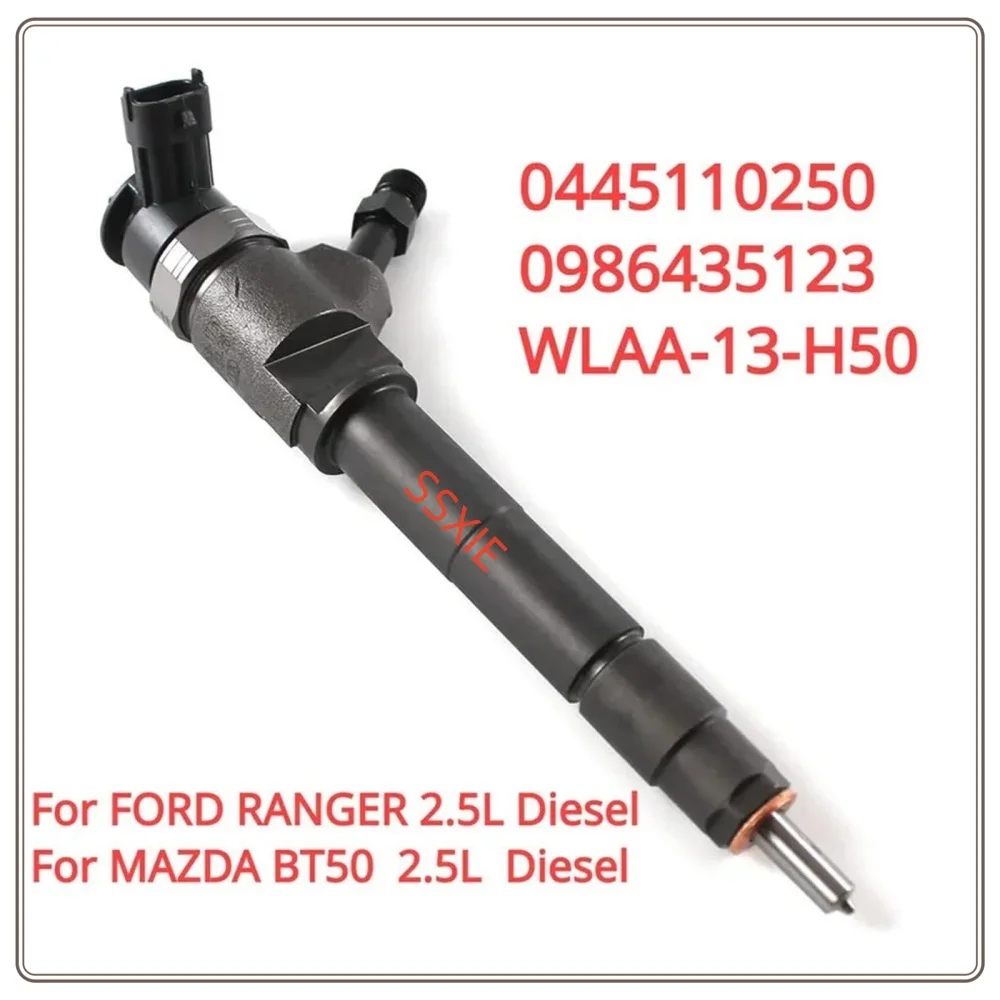 

0445110250 China Made New Diesel Fuel Injector 0 445 110 250 0445110250 WLAA-13-H50 0986435123 For Ford Ranger Engine Parts