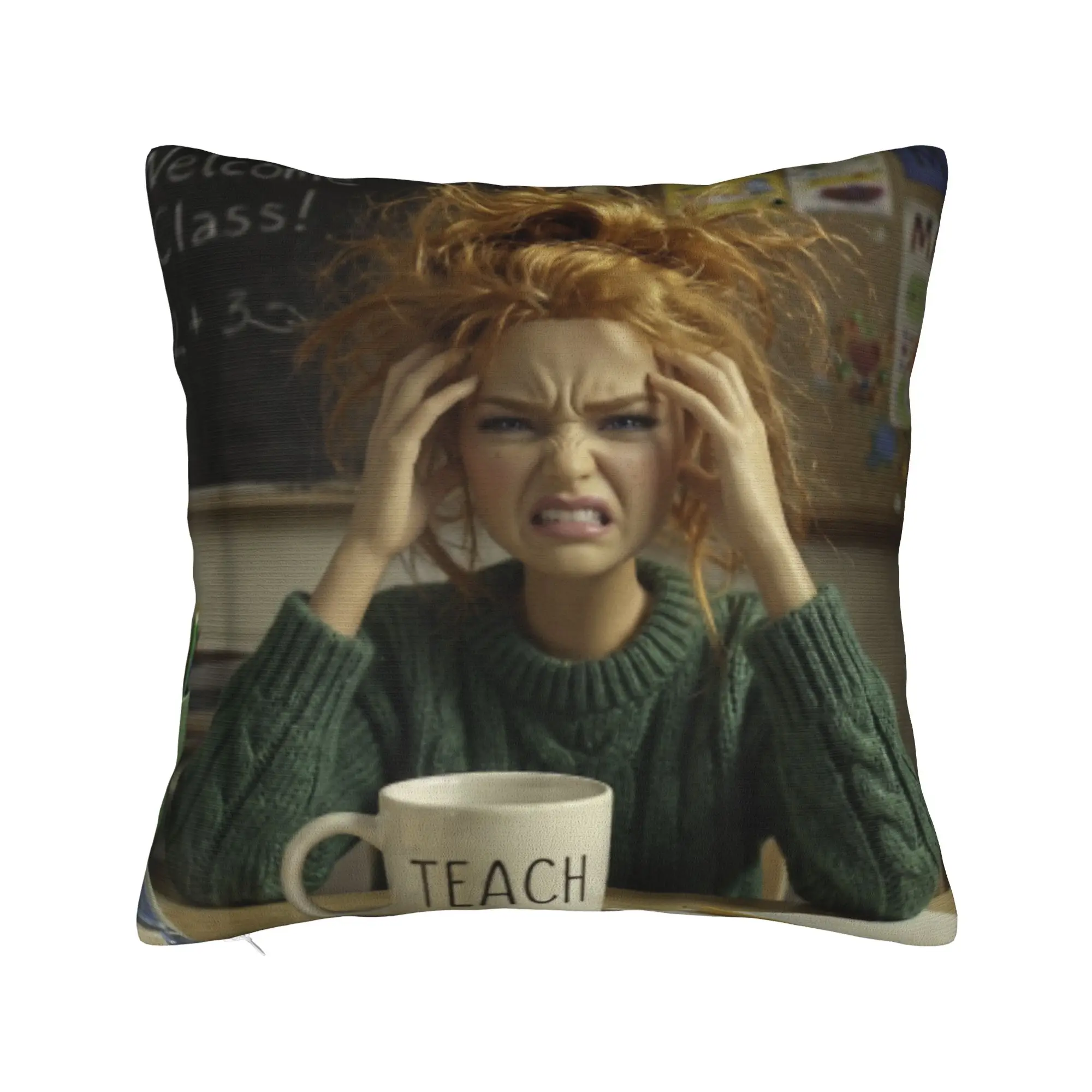 Made It to May Teacher Girls Meme Last Day of School Pillow Case  Design Pillow Cover Fashion Cover For Chair Sofa Home Decor