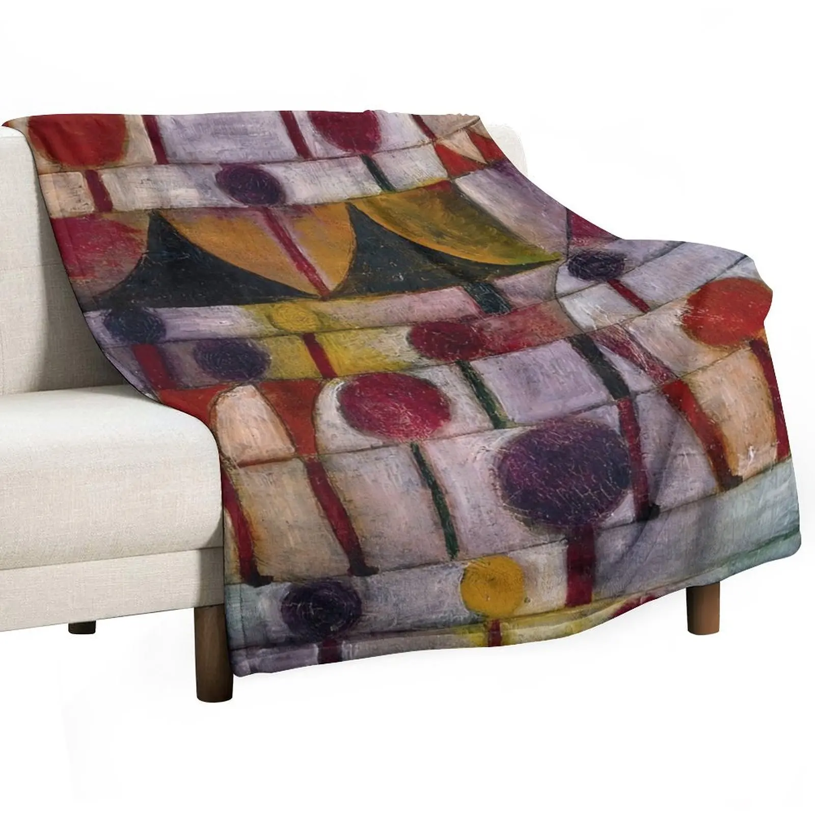 

Kamel (in rhythm. Baumlandschaft), Paul Klee Throw Blanket Quilt Luxury St Soft Thin Blankets