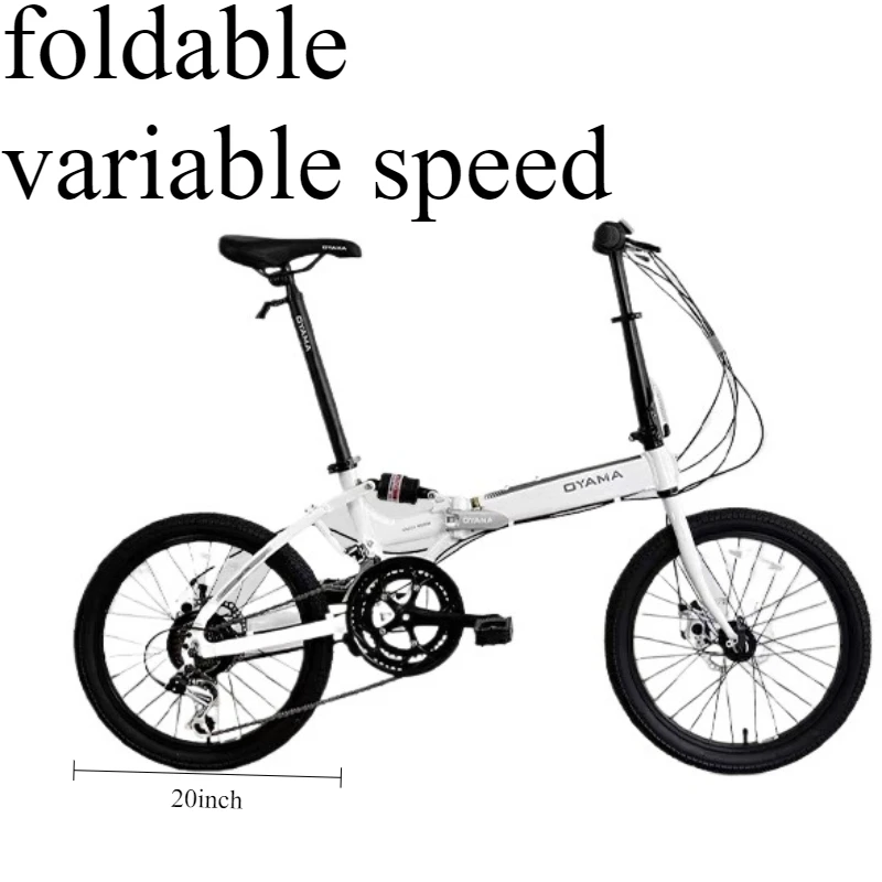 

OYAMA Eurasia Horse Cool M500D Shock Absorber 14 Variable Speed Disc Brake 20 Inch Aluminum Alloy Folding Bike