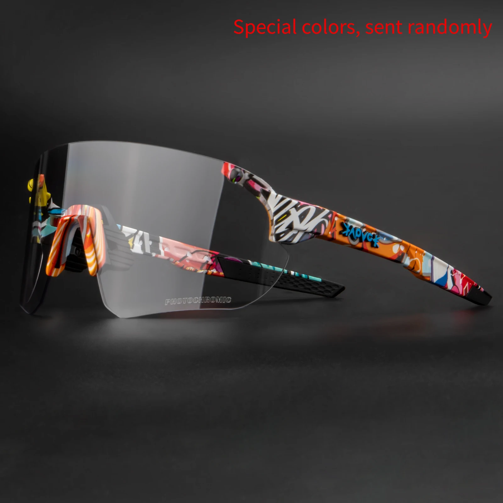 

KAPVOE Photochromic Glasses Men Women Sports MTB Road Bike Bicycle Cycling Sunglasses Eyewear Gafas Ciclismo Cycling Eyewear