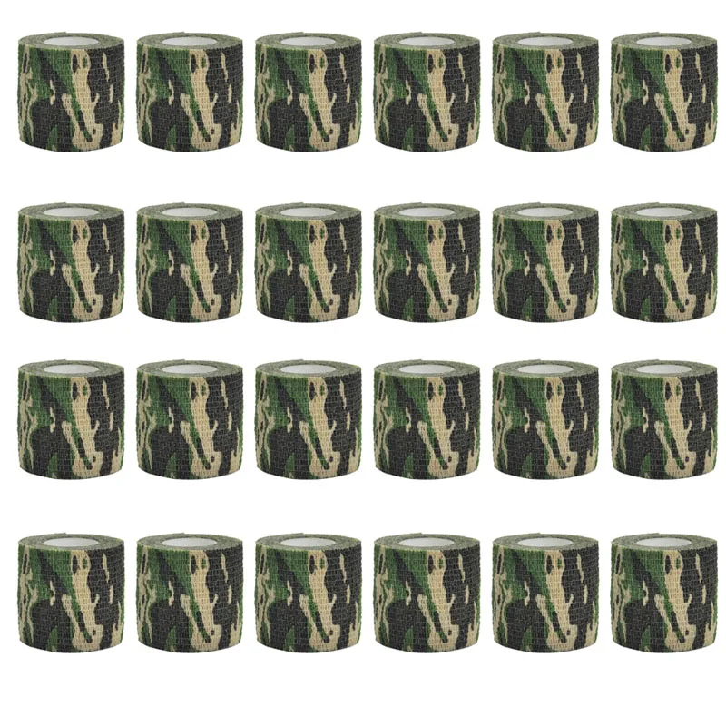 12/15Pcs Camouflage Disposable Self adhesive bandage Elastic self-adhesive high-strength sports protective bandage Medical joint