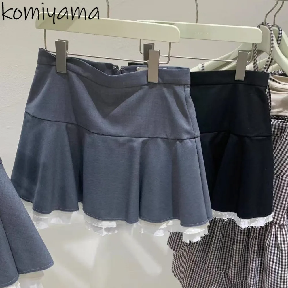 

High Waist Pleated Skirt A-line Mini Skirts Japanese Preppy Style Faldas Moda Casual Ropa De Mujer 2025 New Woman Clothes