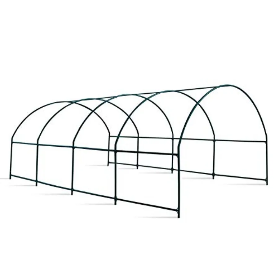 

20' X 10' X 7' Greenhouse Replacement Frame for Outdoor Large Garden House Support Arch Frame for Climbing Plants Flowers Veget
