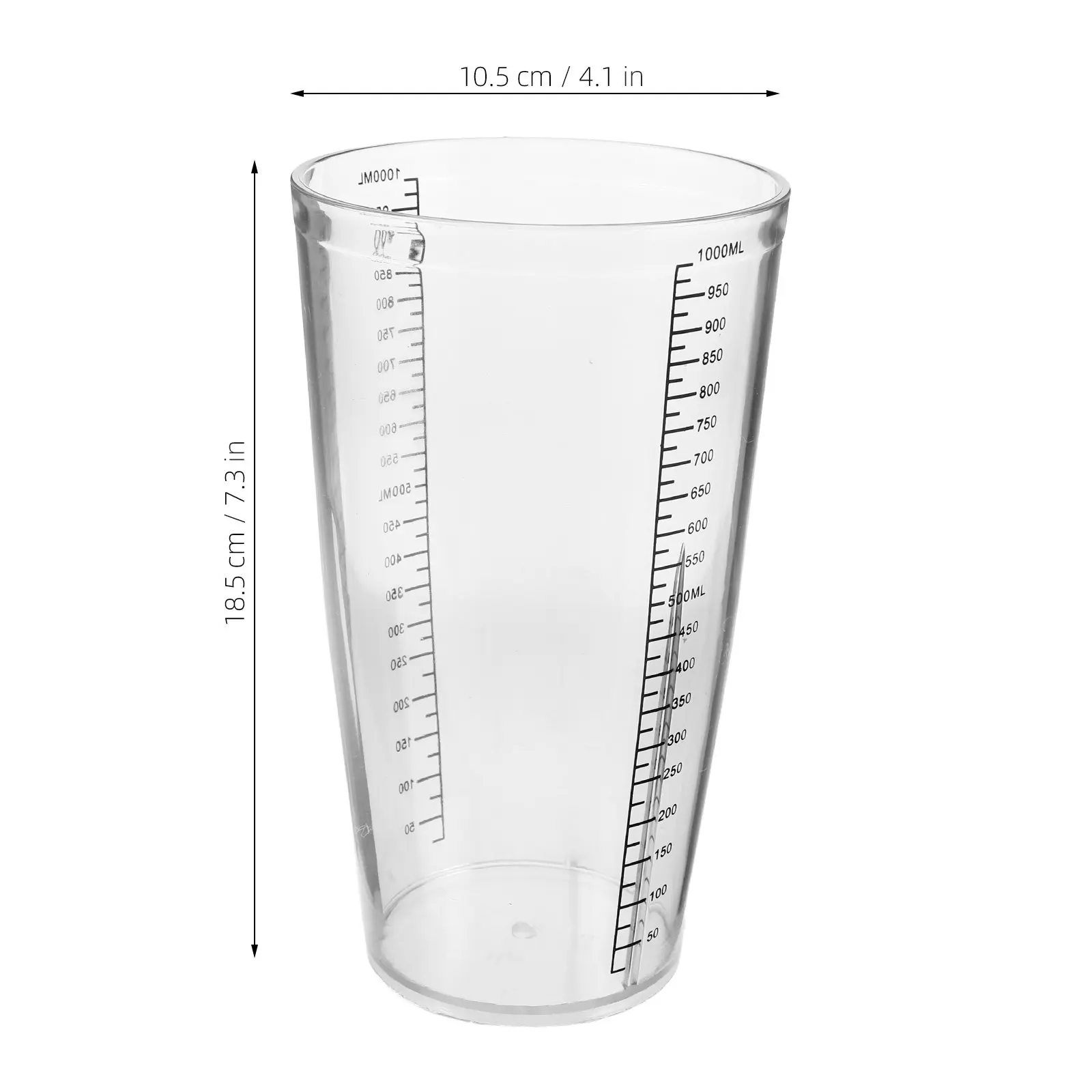 Blender Cup 1000Ml Graduated Plastic Mixing Jug Replacement for Smoothies Juices Family Tea Shop Blender Accessories