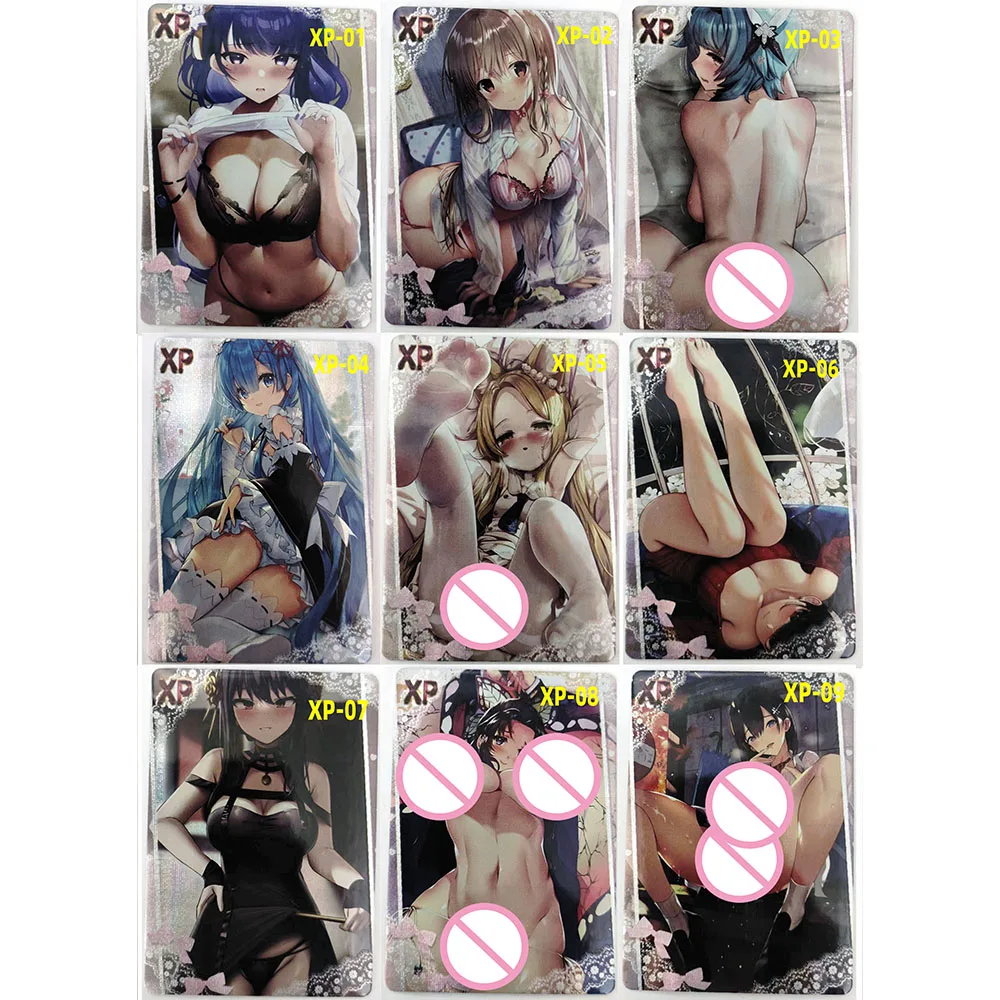 Anime Goddess Story Xiliu Xiliu BTR BLR SP XP Ayanami Rei Power Premium Flash Card Boy Games Toy Birthday Gifts Collectible Card