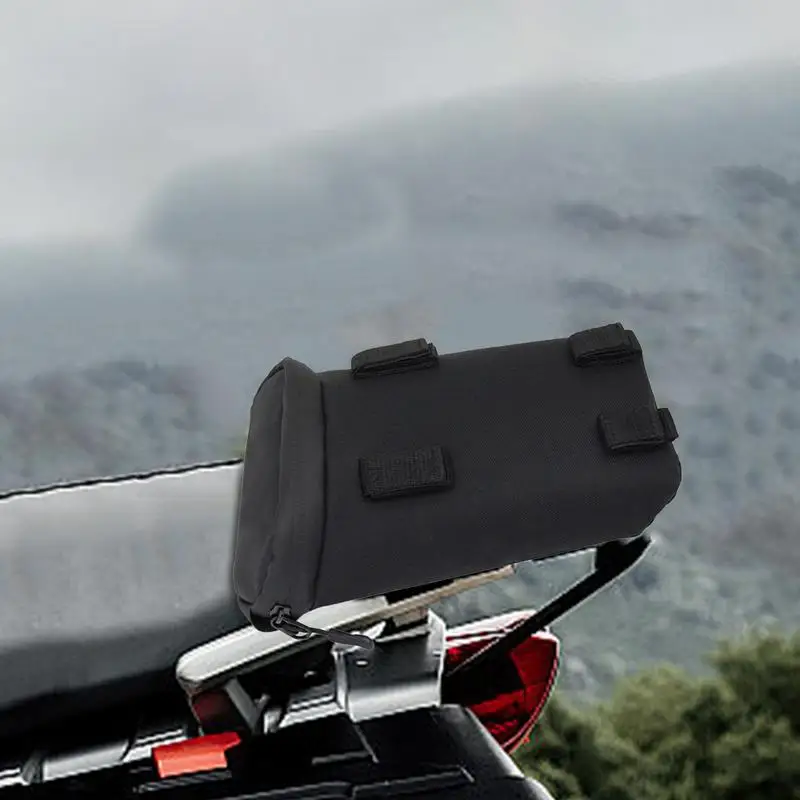 Motorcycle Tail Bag Dustproof Motorcycle Luggage Rack Bags Motorcycle Storage Bag Portable Tool Storage Bag Motorcycle Rear Bag