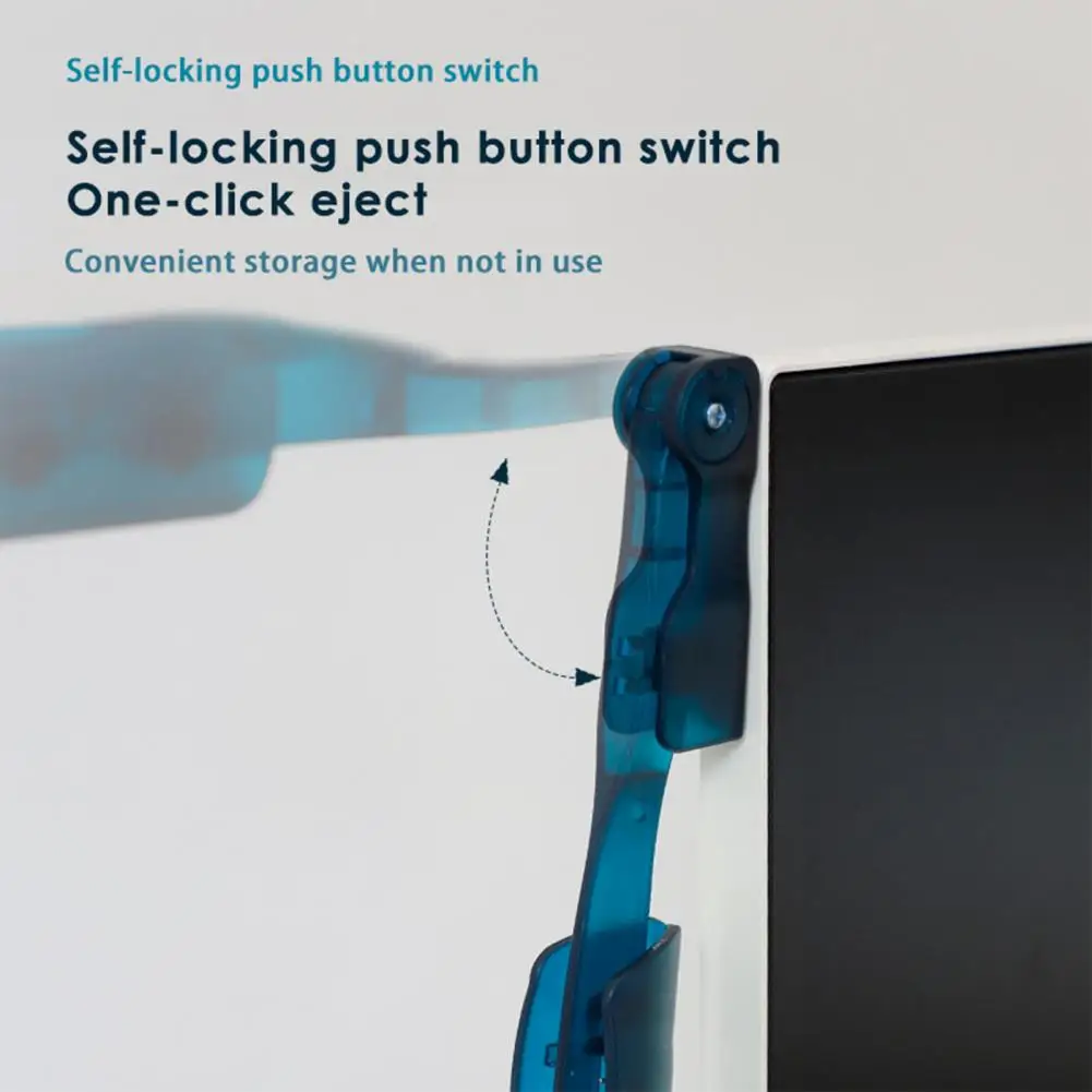 Typing Stand Space Saving Tight Clamping Self-locking Button One Click Eject Anti-drop Computer Monitor Folding Folder