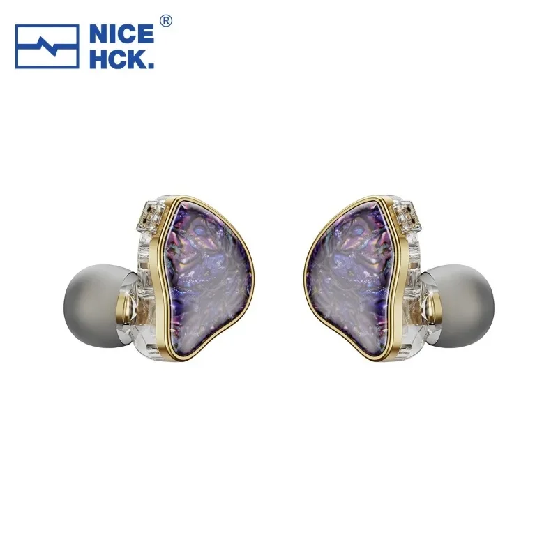 NICEHCK DB2 1DD+1BA Hybrid Dual Driver HiFi in-Ear Earphone Monitor Microphone IEM Detachable 0.78 2Pin Connector