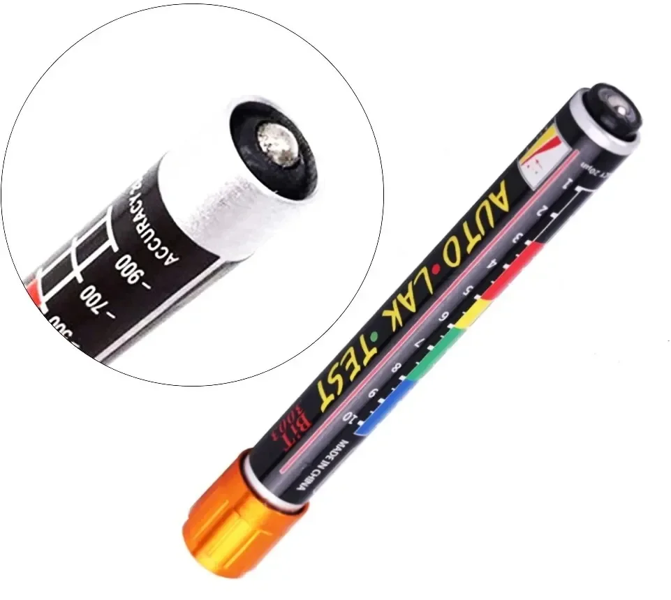 Car Paint Test Thickness Detection Pen with Magnetic Tip Scale Tester Meter Test Paint Tester Gauge Auto Paint Crash Check