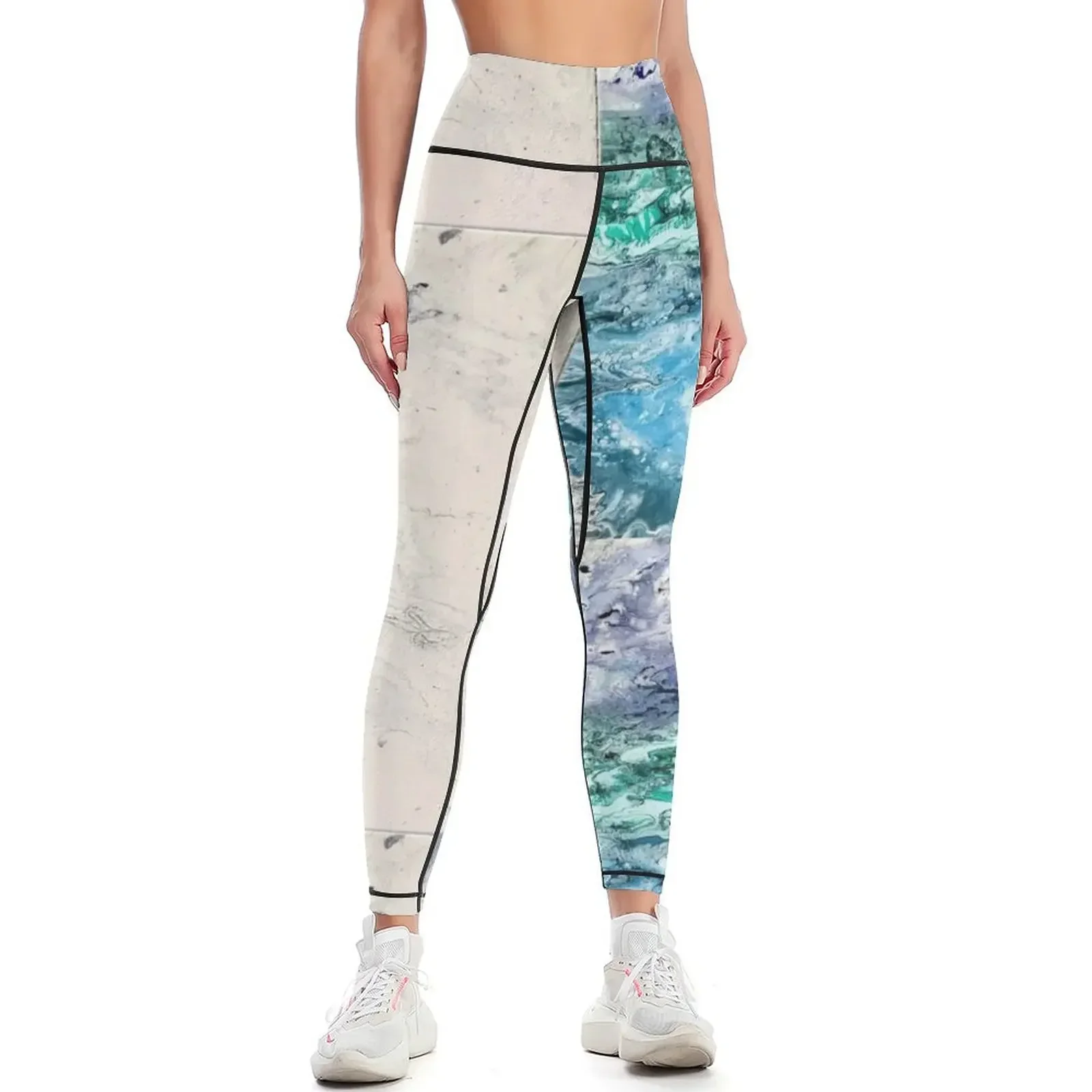 

Vibrant Ocean Leggings sports woman gym Fitness's gym clothes Sports pants for exercise clothing for Womens Leggings