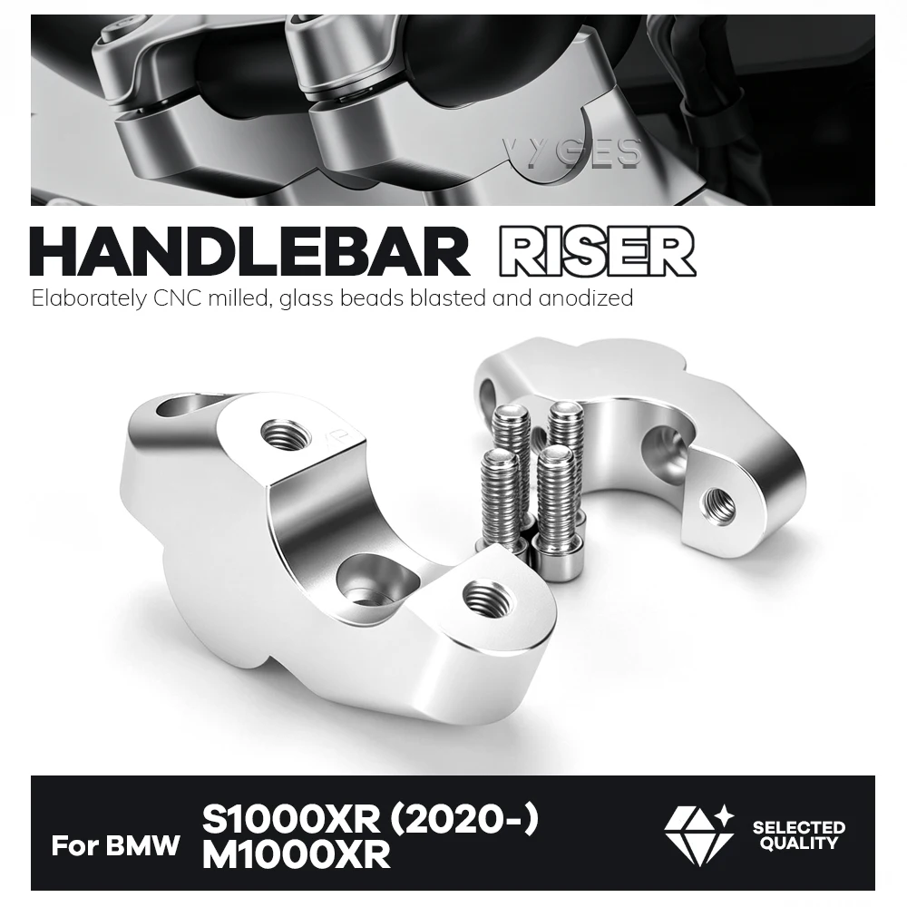 For BMW S1000XR 2020- M1000XR S 1000 XR Motorcycle Accessories Handlebar Riser Drag Handle Bar Clamp Extend Adapter