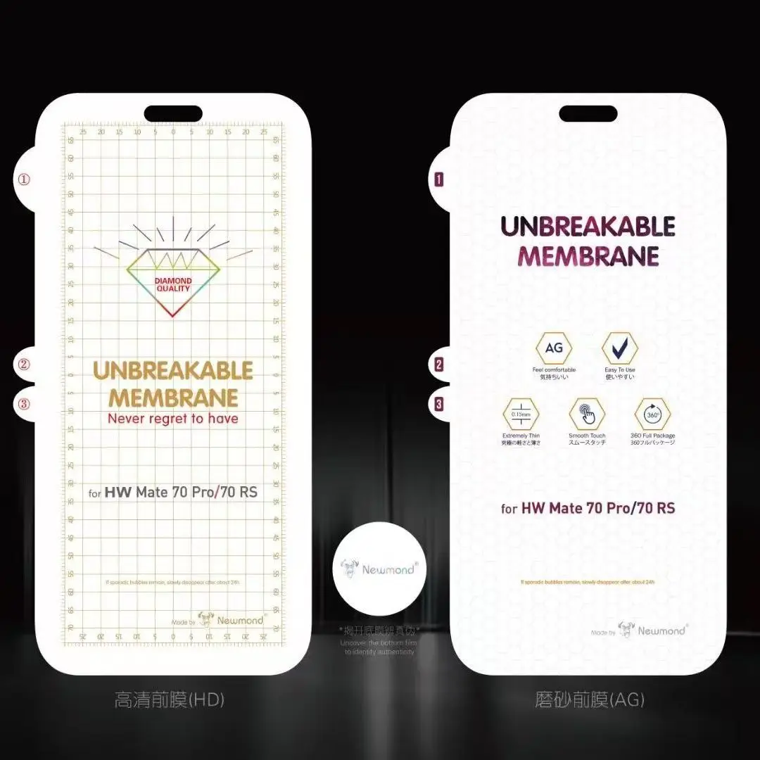 

Hydrogel Film For Huawei Mate70 60 50 40 Magic3 ProPlus E RS Rear Front Back Soft Screen Protective Transparent Clear oleophobic