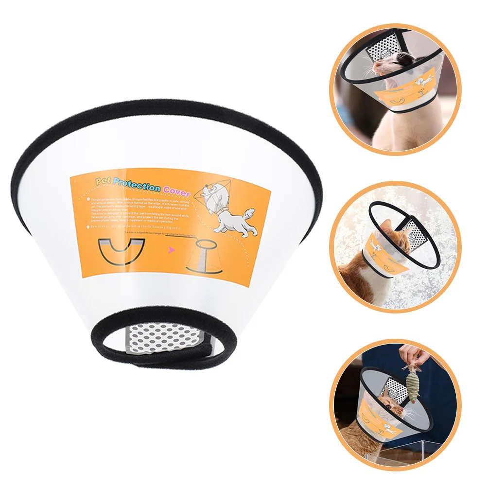 

Pet Protective Collar Adjustable Soft Recovery Cone For Cats Dogs Prevent Licking Biting Wounds Comfortable Lightweight