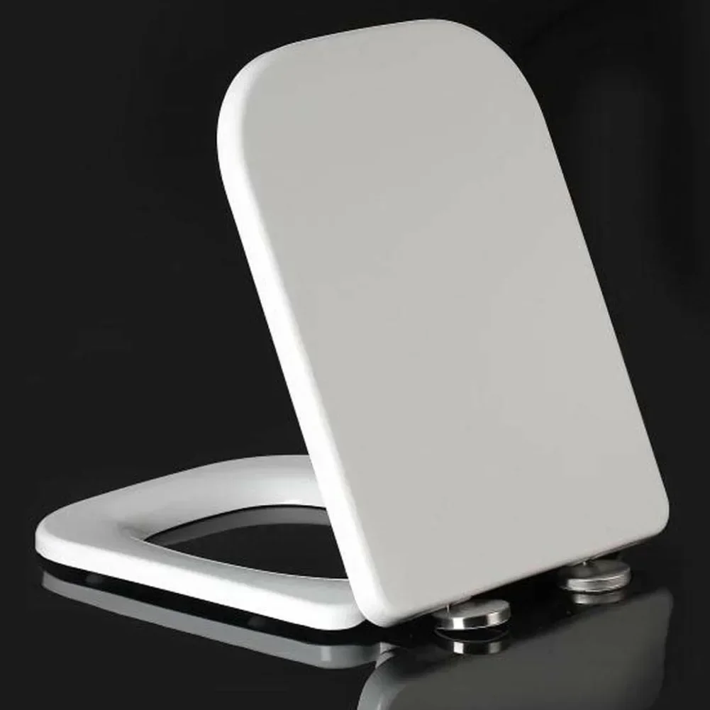 2PCS 50mm Toilet Top Seats Fix Hinge Home Furniture Hardware Stainless Steel Toilet Seat Hinges Soft Release Quick Fit Parts
