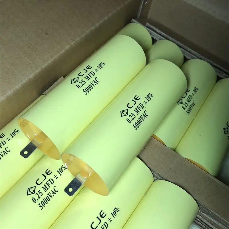 1 Uds CJE CBB20 0,25 UF 5000VAC IGBT condensador de película de polipropileno metalizado de alto voltaje