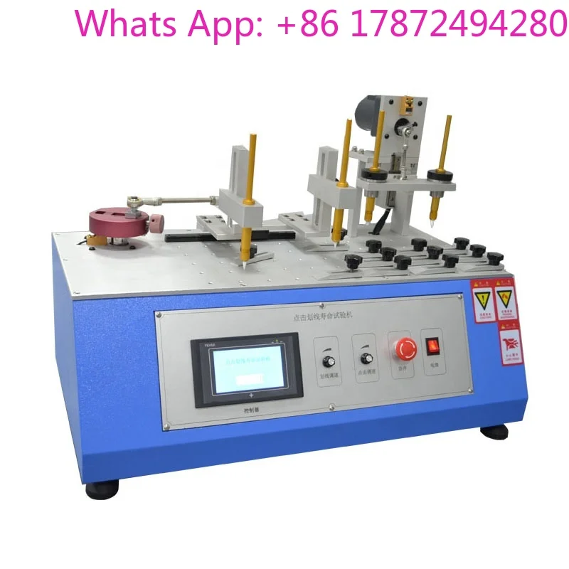 Mobile Phone LCD Click Marked Cross , Touch Screen Test Machine