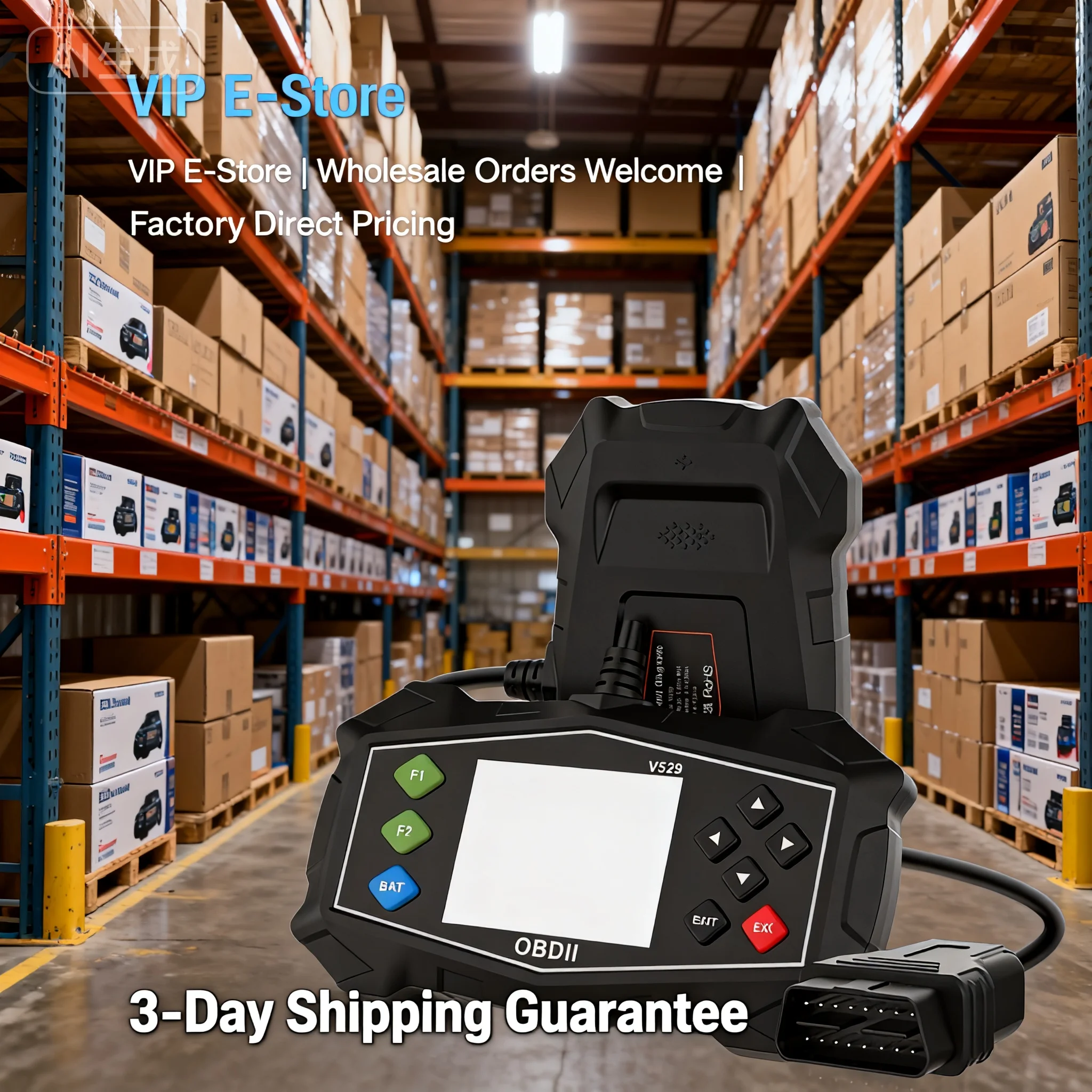 

﻿ V529 Check Engine System OBD II Scanner Fault Code Clear Code Reader Battery Tester Car OBD2 Diagnostic Tools