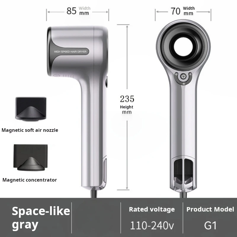 Hair dryer, hollow hair dryer, home dormitory plasma constant temperature high-speed hair dryer