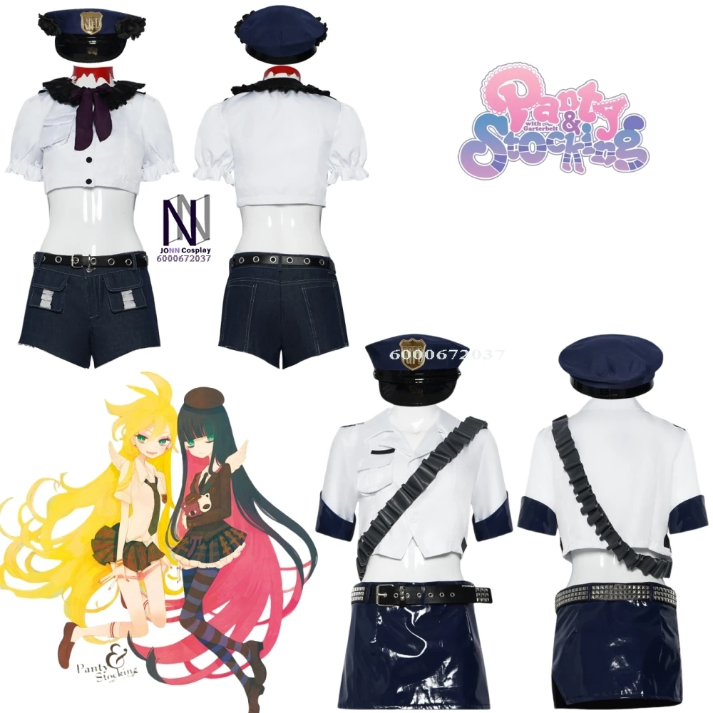 

Panty & Stocking with Garterbelt Cosplay Costume Anime Panty Anarchy/Stocking Anarchy Role Playoutfit for Women Comic Con Party