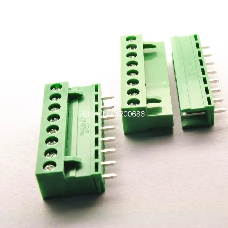 

8pin 5.08 Terminal plug type 300V 10A 5.08mm pitch connector pcb screw terminal block connector