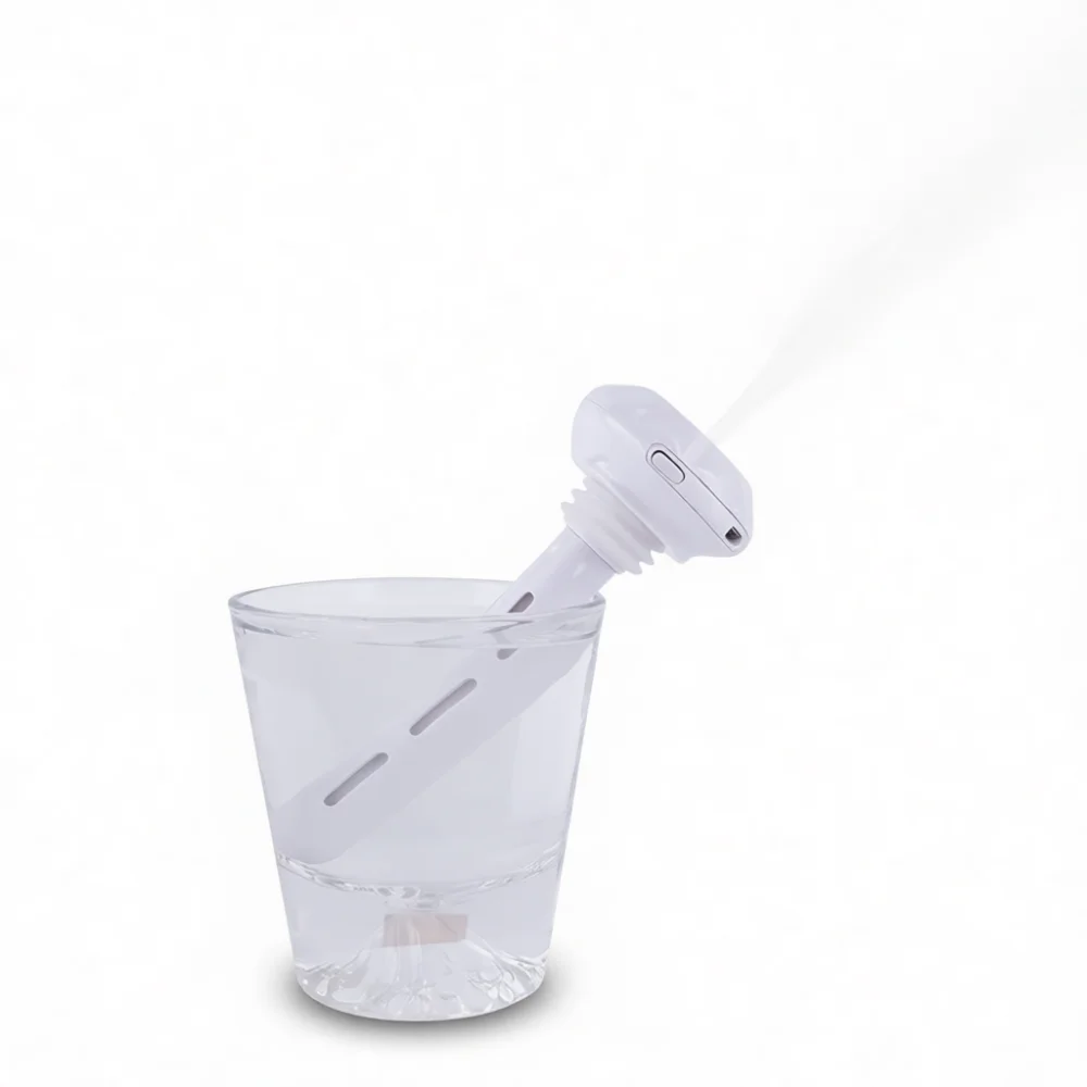 Compact Donut Air Humidifier USB Aroma Diffuser Portable Mist Maker For Car Desktop Mineral Water Bottle Use Fit
