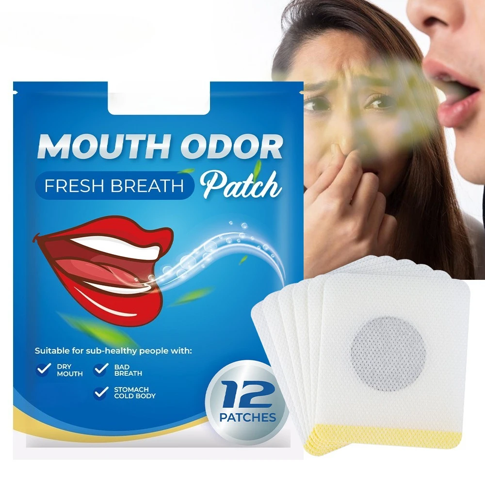 

2026 hot selling halitosis patch suitable for people with dry mouth and bad breath, fresh breath oral care patch