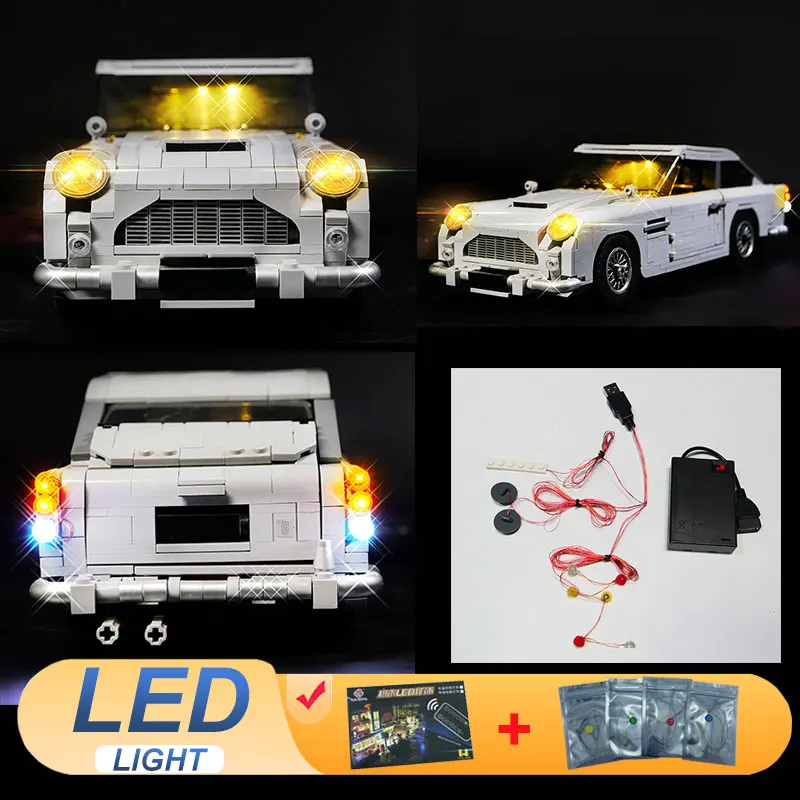 مجموعة إضاءة LED لـ LEGO 10262 James Bond Aston Marting DB5 متوافقة مع 21046 (لا تشمل مجموعات الطوب لبنات البناء) #1