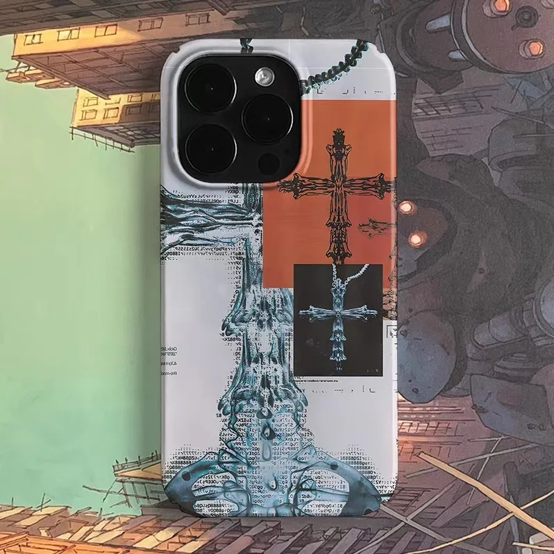 

Red Checkered Cross Phone Case for IPHONE 17 Air 16E 15 PROMAX 14 Plus 13 12 MINI 11 PRO 16Plus XR XS MAX SE Acrylic Phone Cover
