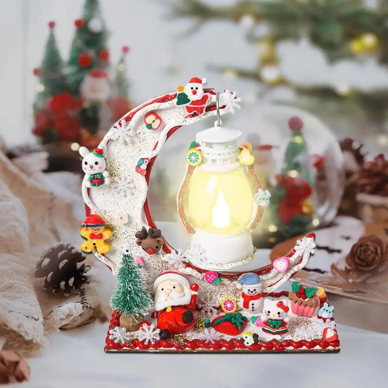 Lantern For Christmas Christmas Cute Night Light For Kids Cream Glue Christmas Lights With Exquisite Christmas Themed