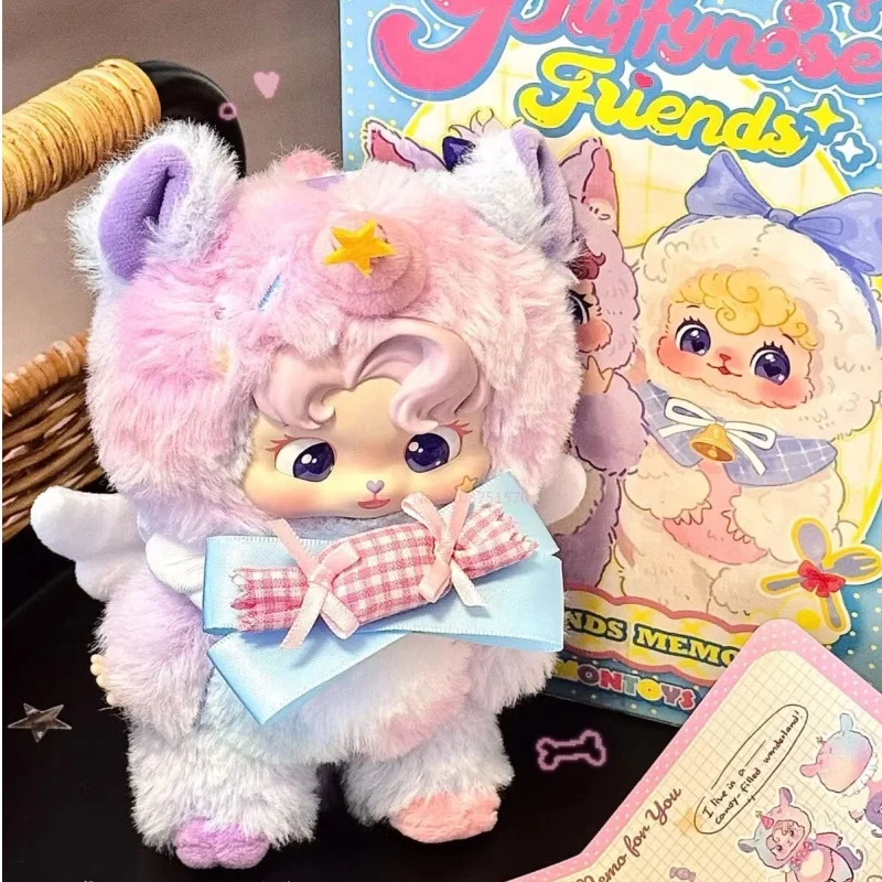 

Горячая серия Simontoys Puffynose Friends Memo, плюшевая кукла, слепая коробка, милый модный игровой орнамент, загадочная коробка, игрушка-сюрприз, подарок