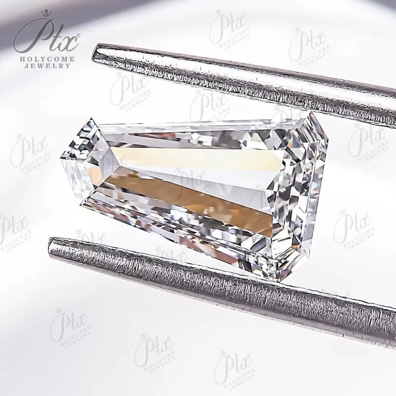 BULLET shape HPHT CVD 1.05CT E Color VS1 Clarity Lab Grown Diamond IGI Certificate Diamond Gems For Jewelry Making Top quality