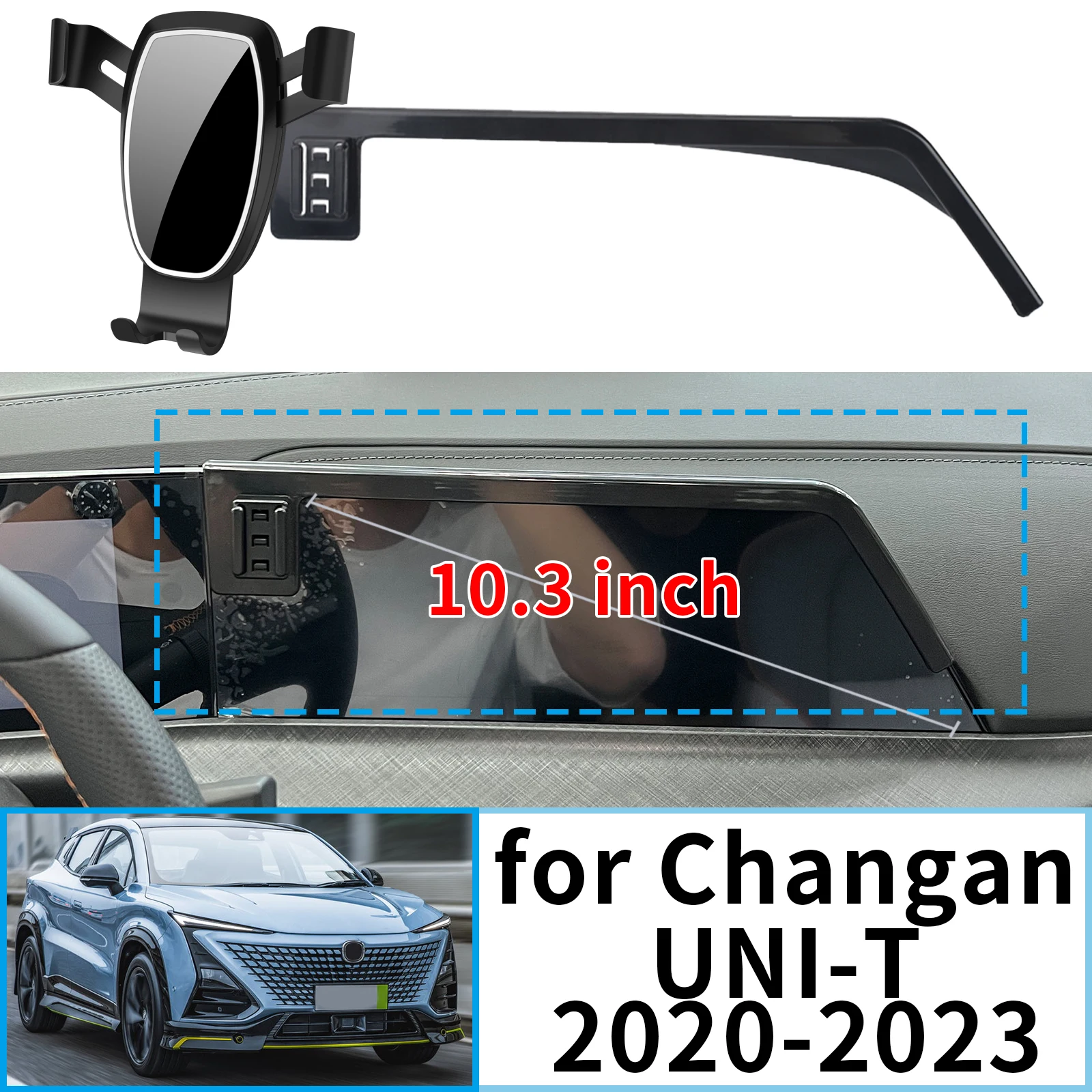 

fit for Changan UNI-T UNIT 2020 2021 2022 2023 Navigation Bracke Screen Base Phone Holder Mount Car ​​accessoires
