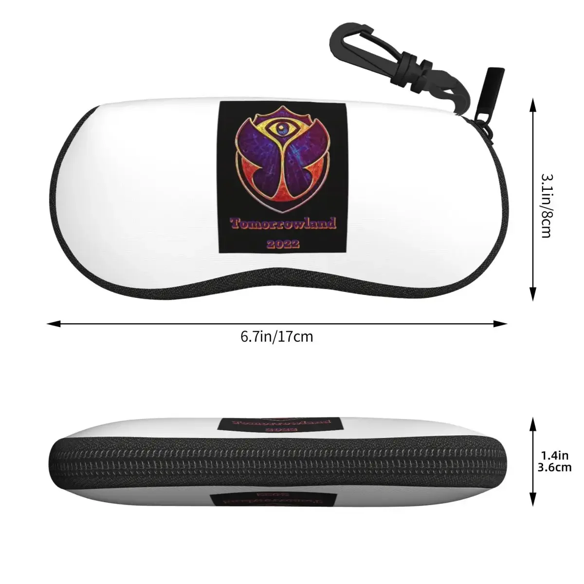Tomorrowland Adult Cowboy Shell Glasses Case Protective Sunglasses Box Women Men Soft Eyeglass Bag Pouch