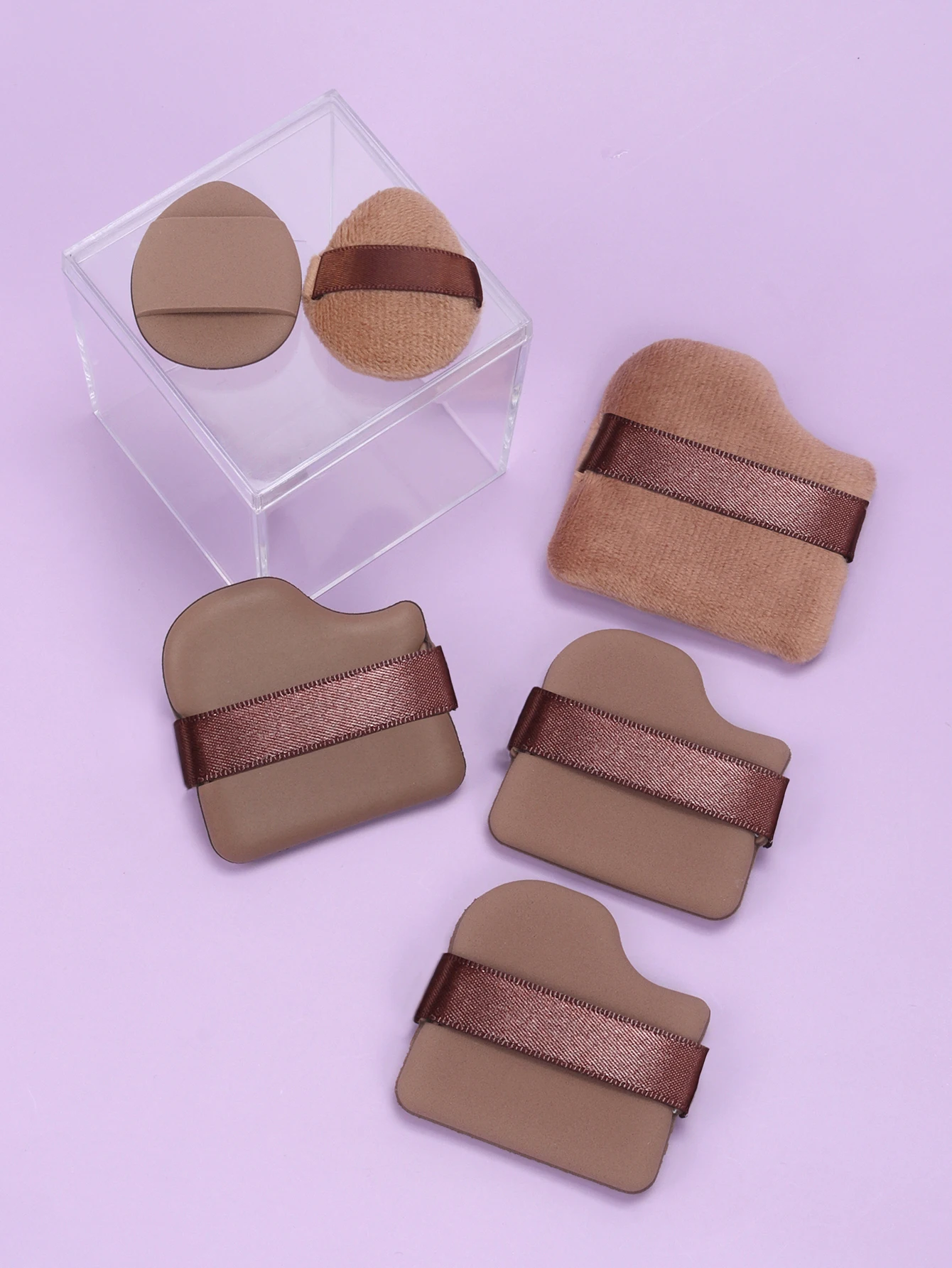 Bouffée de poudre de biscuit au chocolat, 6/12 pièces, pour une utilisation humide et sèche