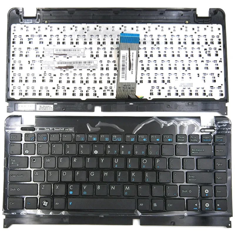 New For Asus Netbook EEE PC 1215 1215B 1215N 1215P 1215T 1215TL Laptop Keyobard US With Frame