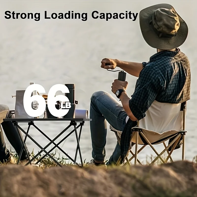 Mesa Lateral Portátil Dobrável para Camping Multifuncional para Praia, Piquenique, Cozinha ao Ar Livre, Churrasco, Caminhadas e Passeios de Barco