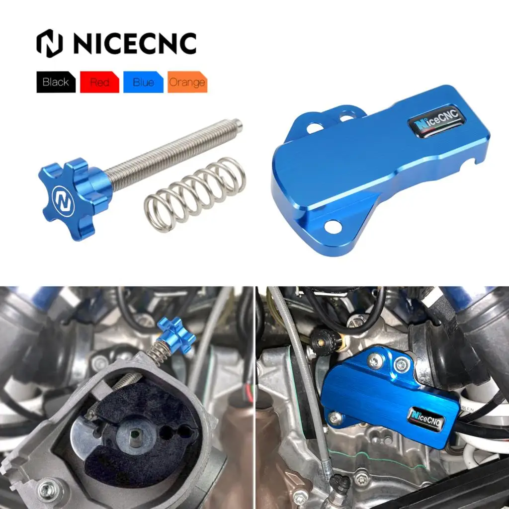 

NiceCNC Throttle Air Speed Idle Screw Bolt Adjuster TPS Sensor Guard Cover Kit For husqvarna TE150i 2020-2023 TE i 250 300 18-23