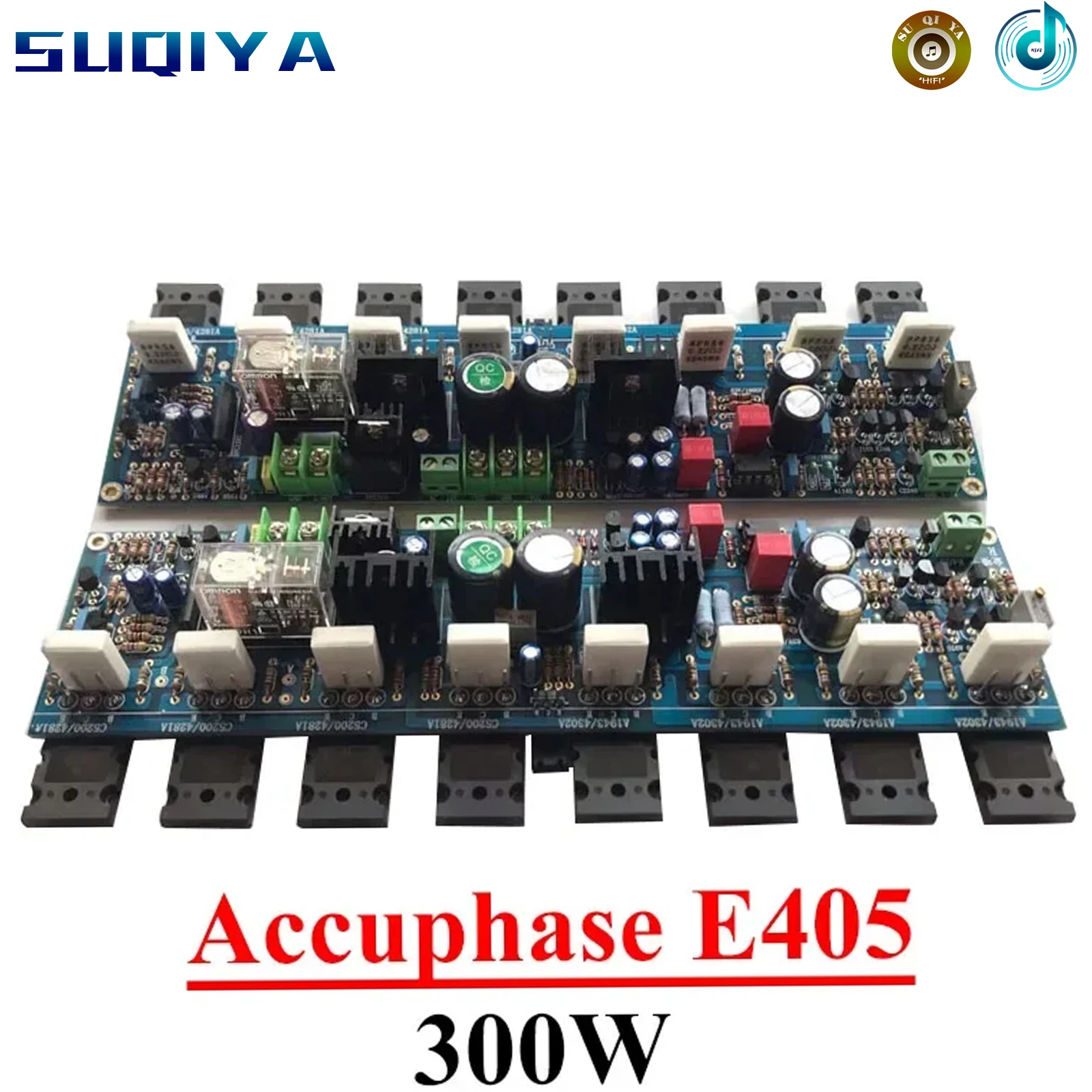 

300w 1 Pair Accuphase E405 Power Amplifier Board with Midpoint Servo and Speaker Protection High Power HIFI Amplifier Audio