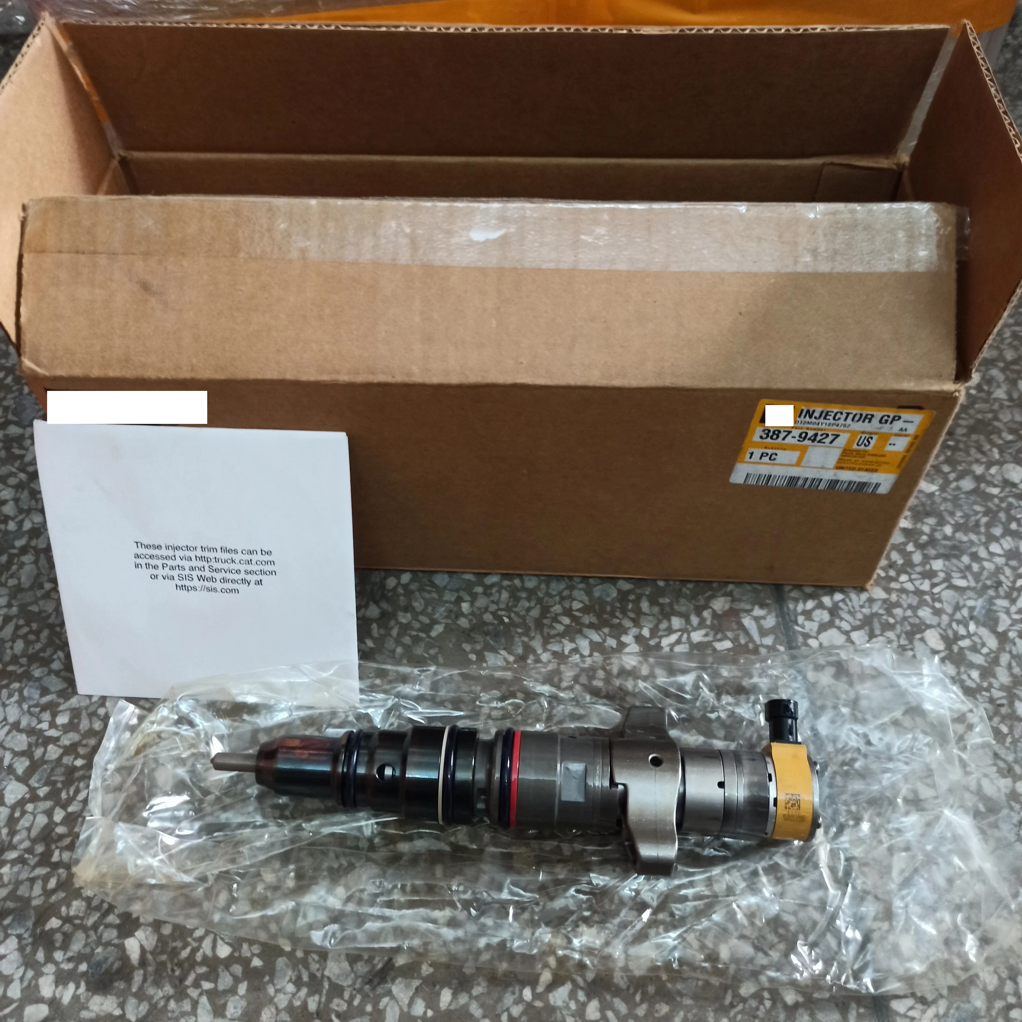 لحاقن وقود محرك كاتربيلر C7 3879427 387-9427 لحفارة كاتربيلر جرادر 140M 160K 140K 120K E325D 325D #3