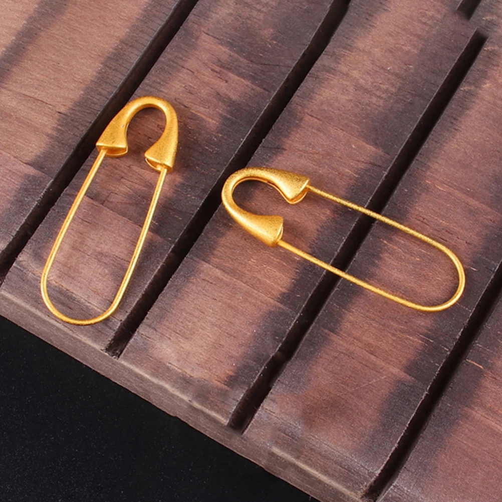 

8 Pcs Pin Brooch Safety Pins for Clothes Diy Clips Decorative Dress Jewelry Metal